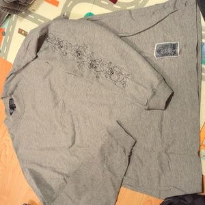 Long sleeve cotton sweatshirt